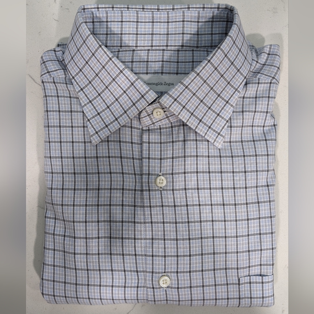 Ermenegildo Zegna Portofino Button-down Size 16.5/42